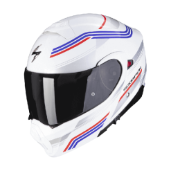 Scorpion EXO-930 MULTI White-Blue-Red