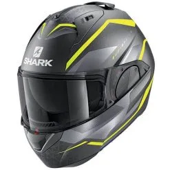 Shark EVO ES YARI Mat Anthracite Yellow Silver